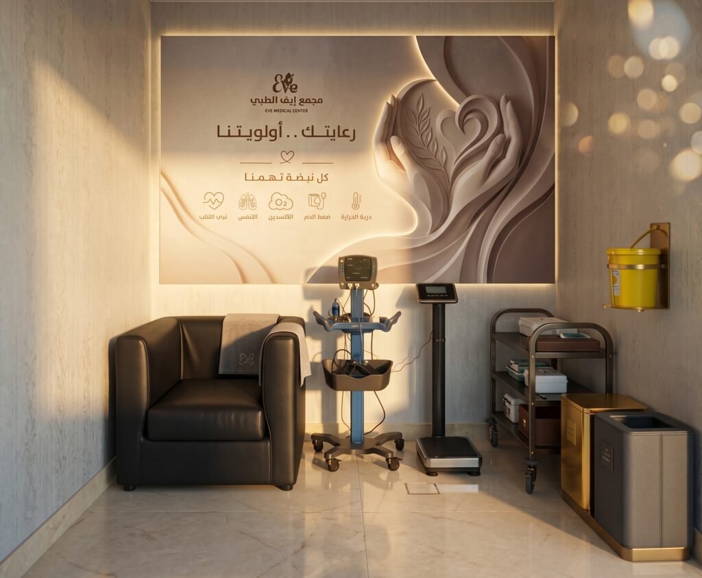 عناية قريبة منك، في بيئة راقية